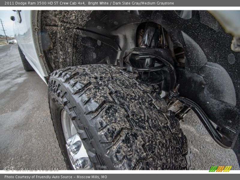 Bright White / Dark Slate Gray/Medium Graystone 2011 Dodge Ram 3500 HD ST Crew Cab 4x4