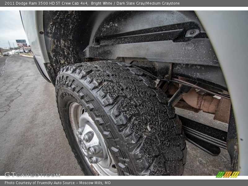 Bright White / Dark Slate Gray/Medium Graystone 2011 Dodge Ram 3500 HD ST Crew Cab 4x4