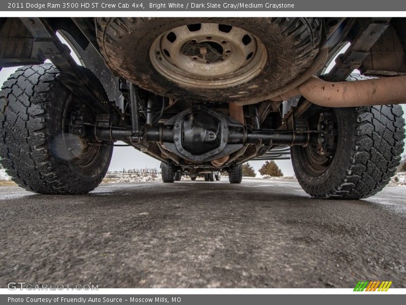 Bright White / Dark Slate Gray/Medium Graystone 2011 Dodge Ram 3500 HD ST Crew Cab 4x4