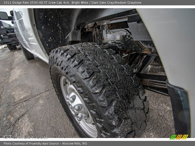 Bright White / Dark Slate Gray/Medium Graystone 2011 Dodge Ram 3500 HD ST Crew Cab 4x4