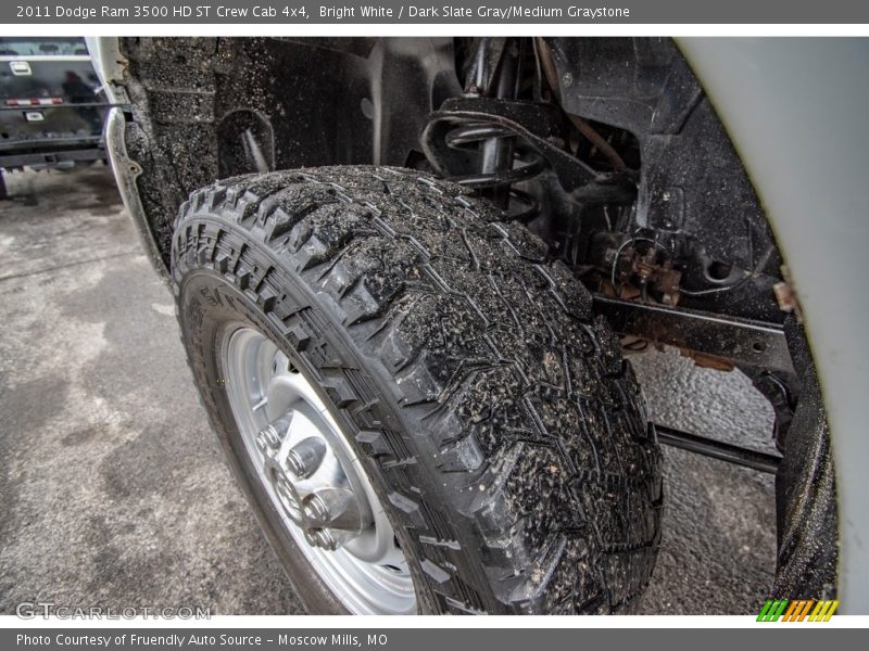 Bright White / Dark Slate Gray/Medium Graystone 2011 Dodge Ram 3500 HD ST Crew Cab 4x4