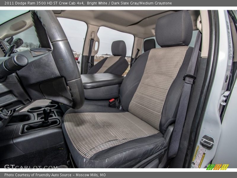 Bright White / Dark Slate Gray/Medium Graystone 2011 Dodge Ram 3500 HD ST Crew Cab 4x4