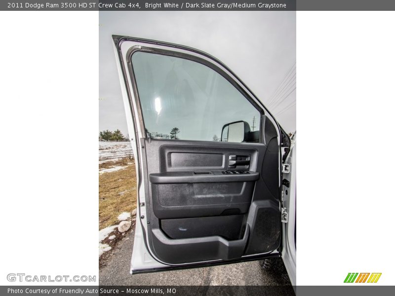 Bright White / Dark Slate Gray/Medium Graystone 2011 Dodge Ram 3500 HD ST Crew Cab 4x4