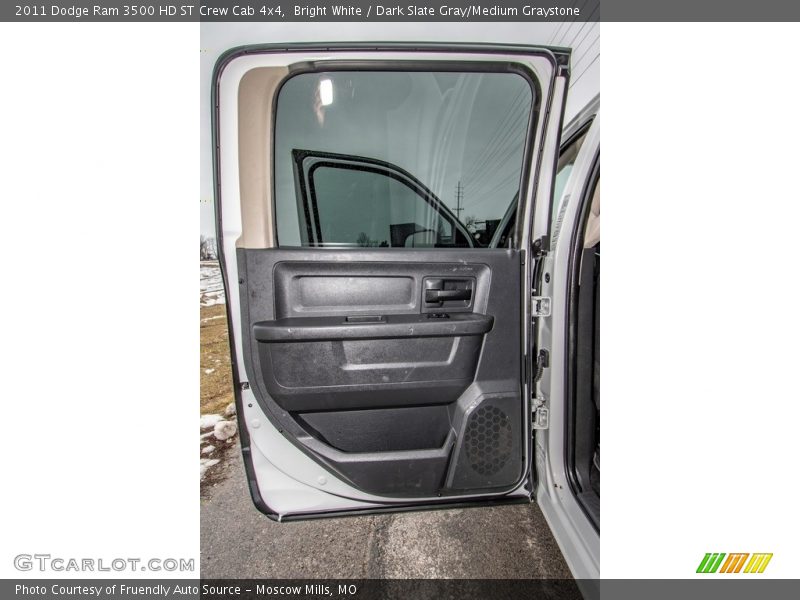 Bright White / Dark Slate Gray/Medium Graystone 2011 Dodge Ram 3500 HD ST Crew Cab 4x4