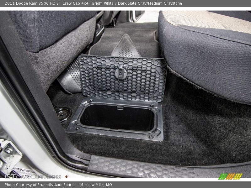 Bright White / Dark Slate Gray/Medium Graystone 2011 Dodge Ram 3500 HD ST Crew Cab 4x4