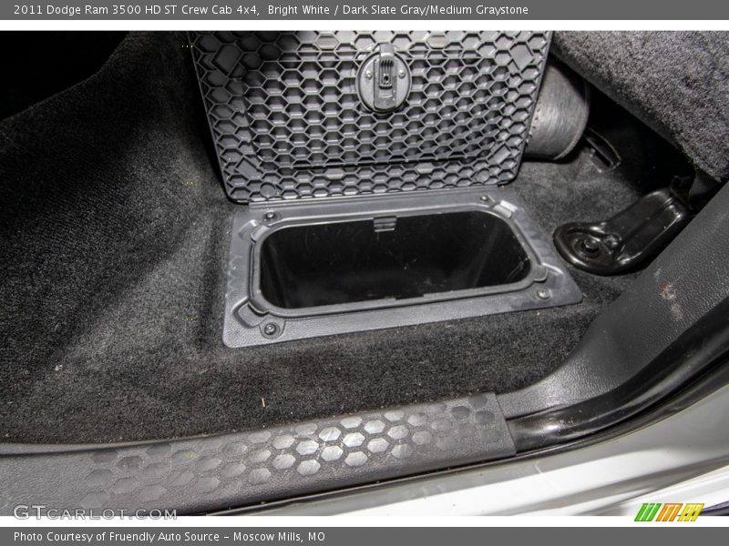 Bright White / Dark Slate Gray/Medium Graystone 2011 Dodge Ram 3500 HD ST Crew Cab 4x4