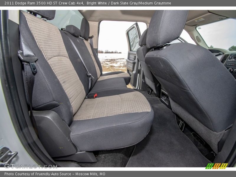 Bright White / Dark Slate Gray/Medium Graystone 2011 Dodge Ram 3500 HD ST Crew Cab 4x4