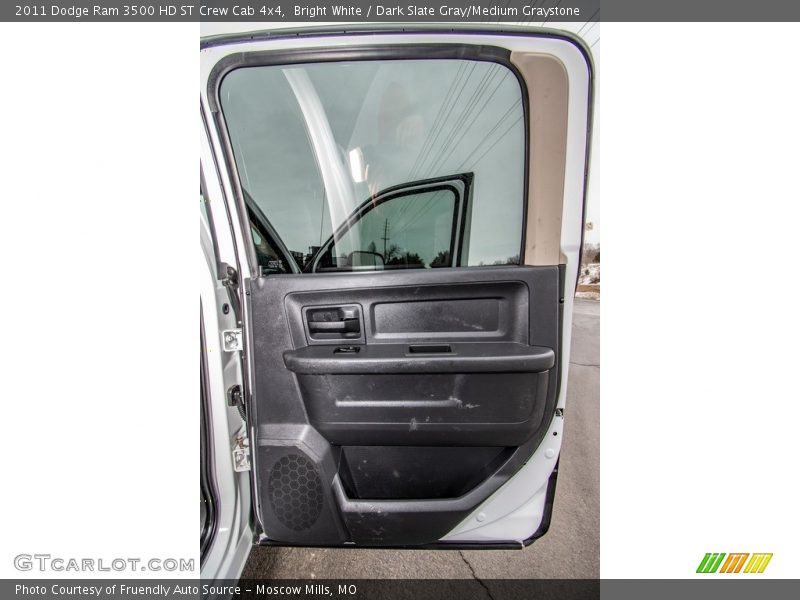 Bright White / Dark Slate Gray/Medium Graystone 2011 Dodge Ram 3500 HD ST Crew Cab 4x4