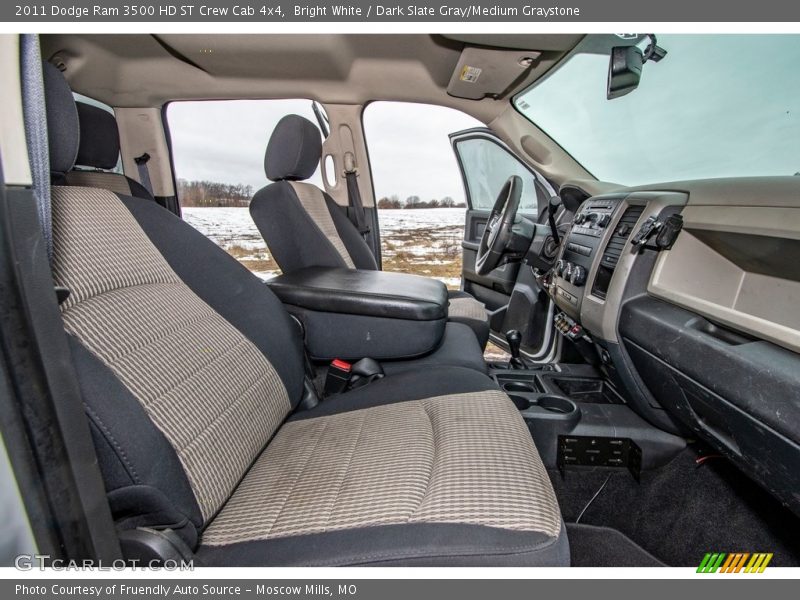 Bright White / Dark Slate Gray/Medium Graystone 2011 Dodge Ram 3500 HD ST Crew Cab 4x4