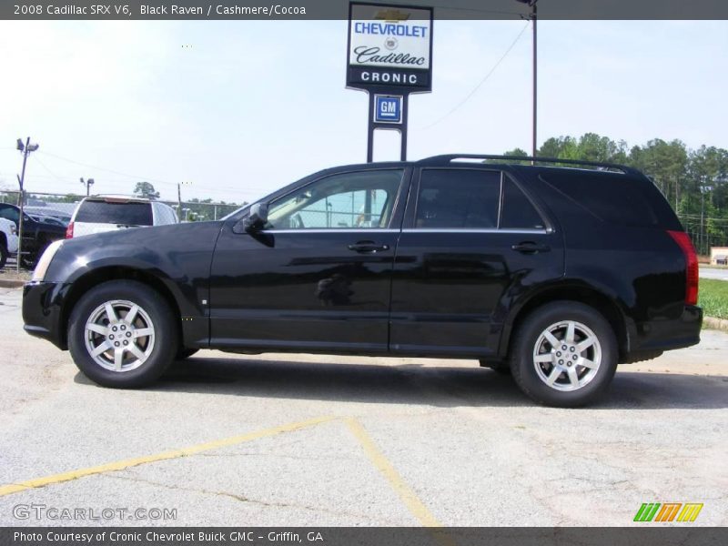 Black Raven / Cashmere/Cocoa 2008 Cadillac SRX V6
