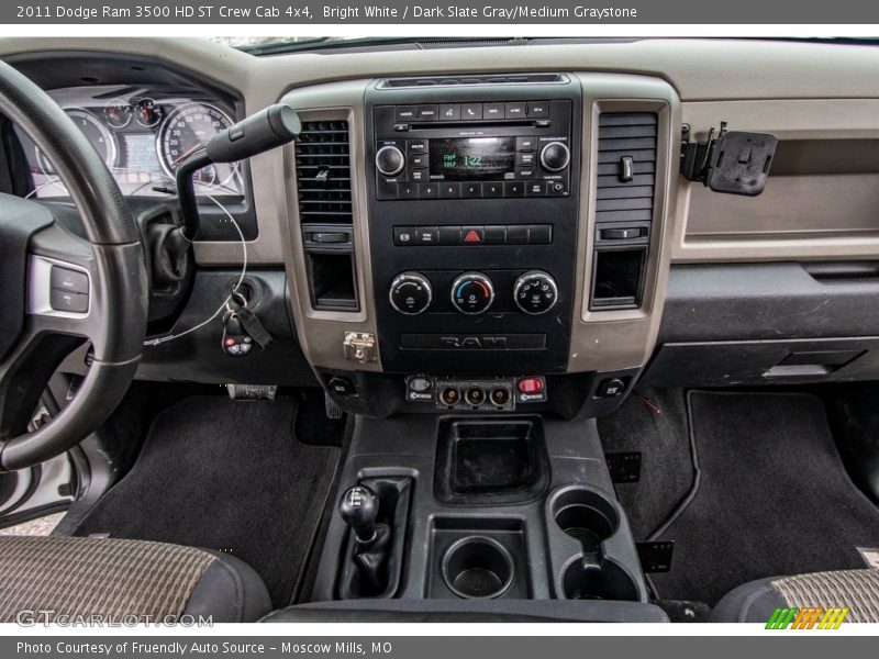 Bright White / Dark Slate Gray/Medium Graystone 2011 Dodge Ram 3500 HD ST Crew Cab 4x4