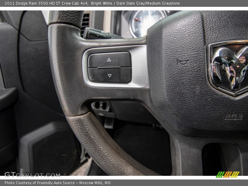 Bright White / Dark Slate Gray/Medium Graystone 2011 Dodge Ram 3500 HD ST Crew Cab 4x4