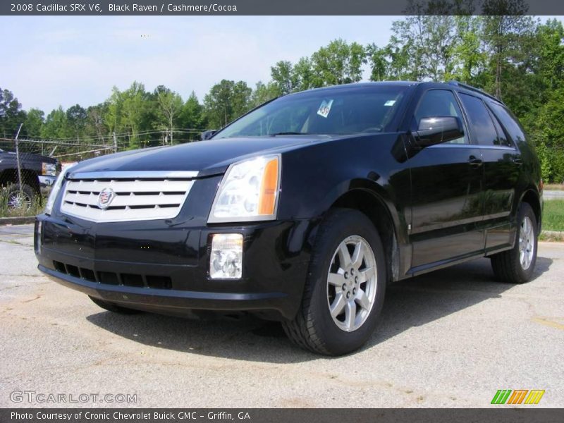 Black Raven / Cashmere/Cocoa 2008 Cadillac SRX V6