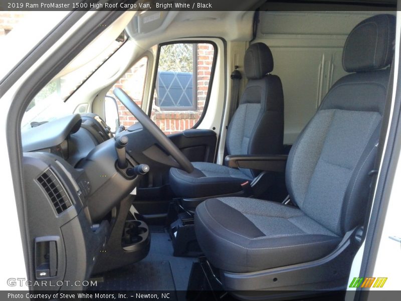 Front Seat of 2019 ProMaster 1500 High Roof Cargo Van
