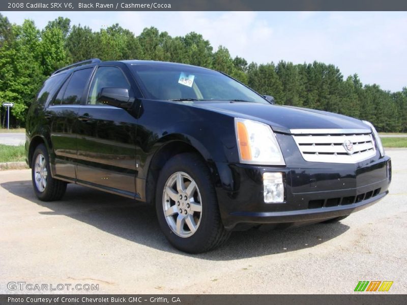 Black Raven / Cashmere/Cocoa 2008 Cadillac SRX V6