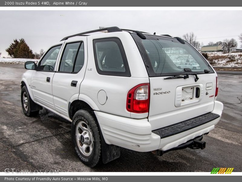 Alpine White / Gray 2000 Isuzu Rodeo S 4WD