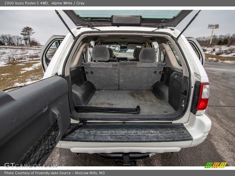 Alpine White / Gray 2000 Isuzu Rodeo S 4WD