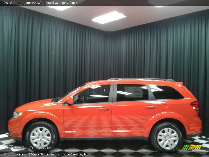 Blood Orange / Black 2018 Dodge Journey SXT