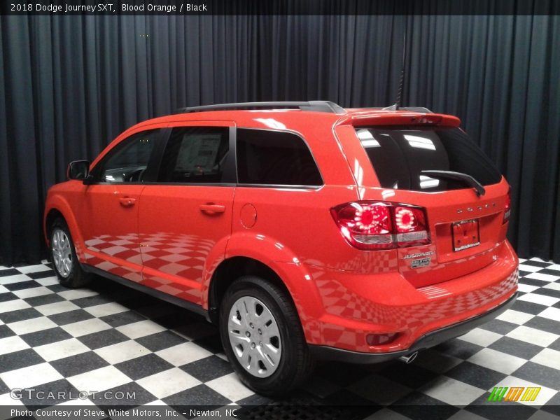 Blood Orange / Black 2018 Dodge Journey SXT