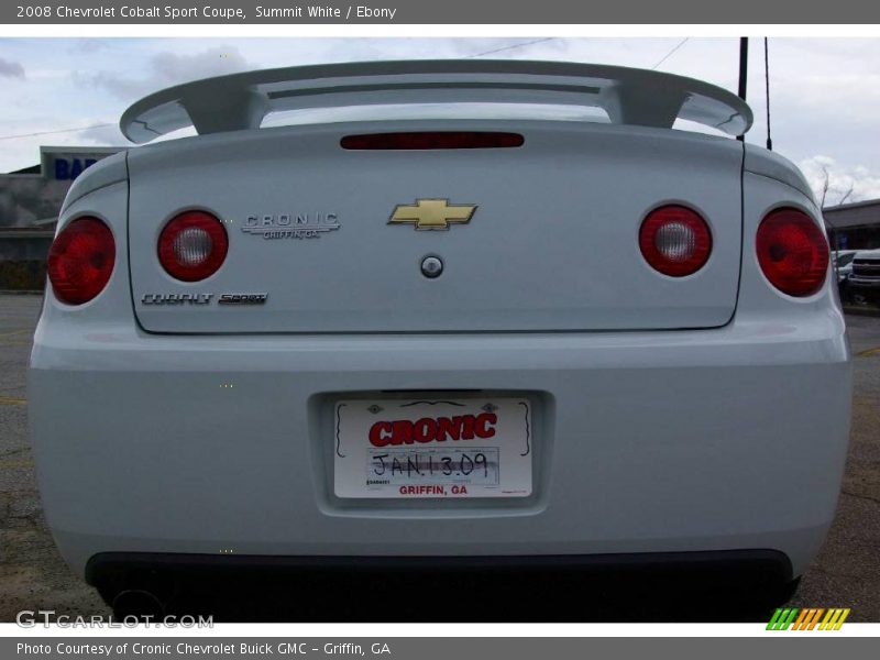 Summit White / Ebony 2008 Chevrolet Cobalt Sport Coupe