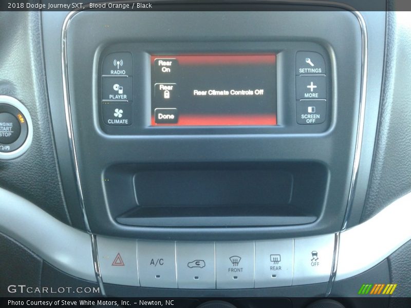 Blood Orange / Black 2018 Dodge Journey SXT