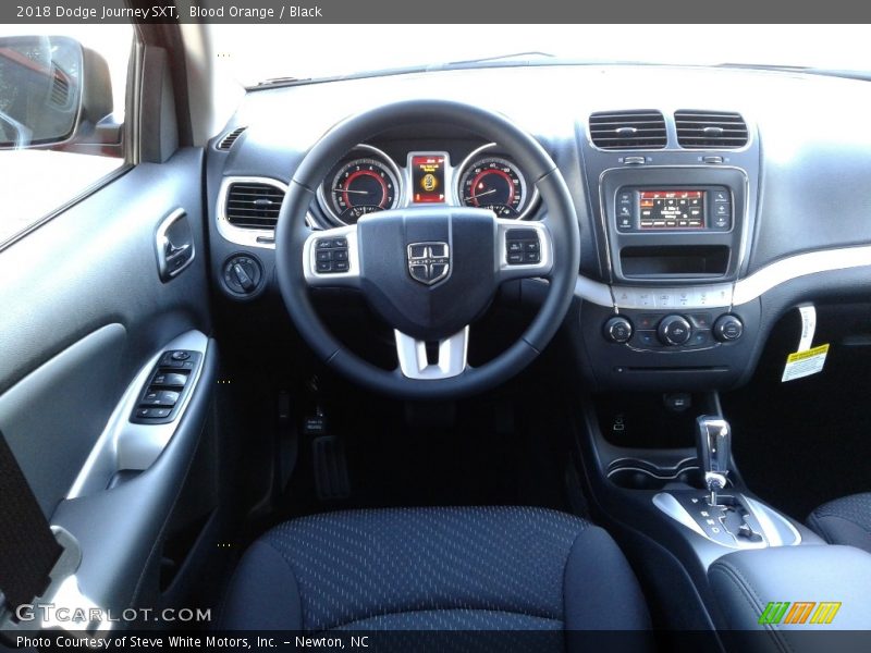 Blood Orange / Black 2018 Dodge Journey SXT