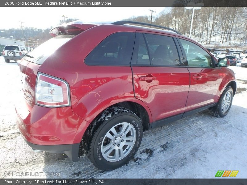 Redfire Metallic / Medium Light Stone 2008 Ford Edge SEL