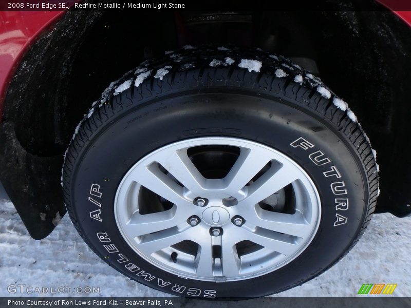 Redfire Metallic / Medium Light Stone 2008 Ford Edge SEL