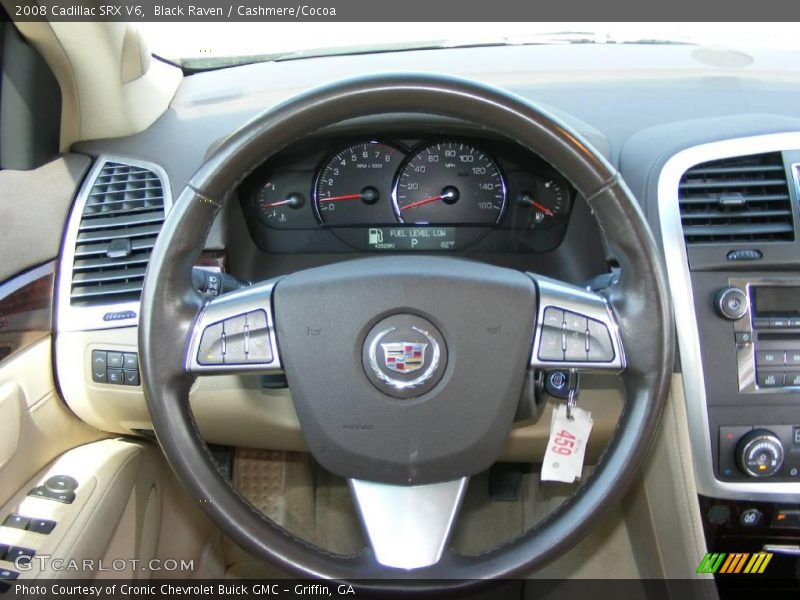 Black Raven / Cashmere/Cocoa 2008 Cadillac SRX V6
