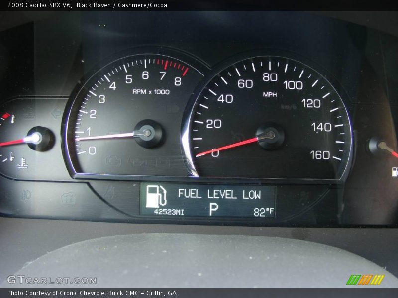 Black Raven / Cashmere/Cocoa 2008 Cadillac SRX V6