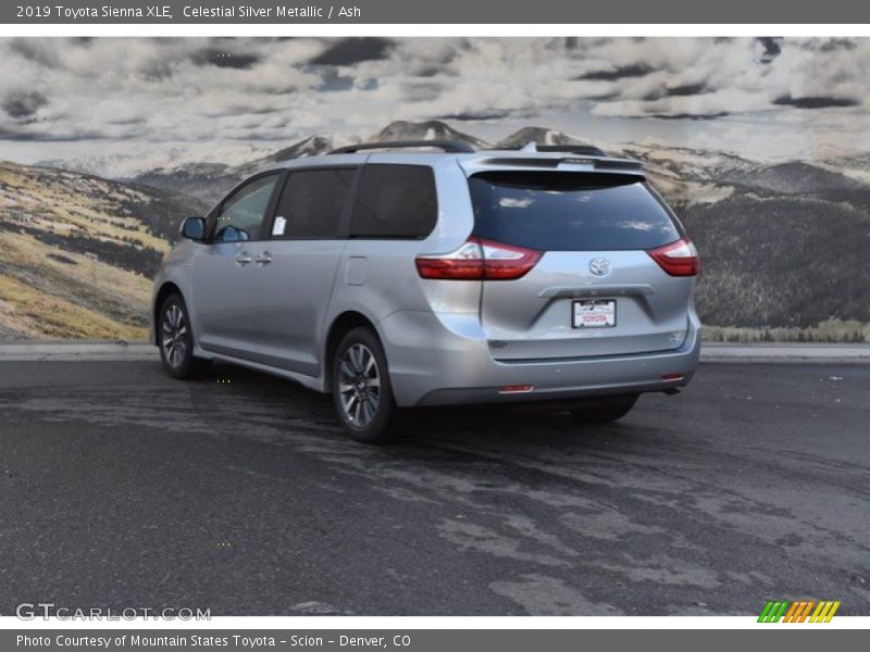 Celestial Silver Metallic / Ash 2019 Toyota Sienna XLE