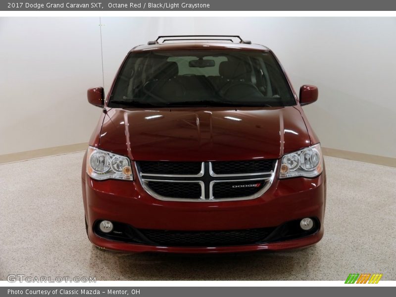 Octane Red / Black/Light Graystone 2017 Dodge Grand Caravan SXT