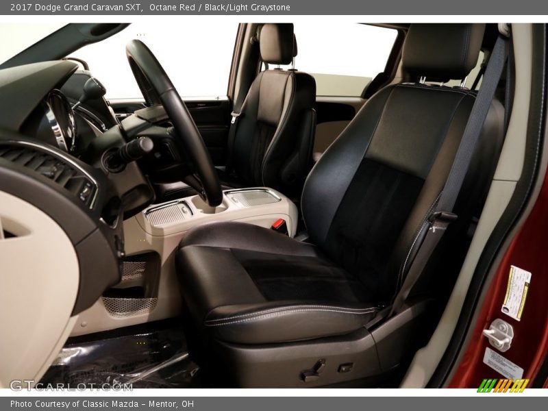 Octane Red / Black/Light Graystone 2017 Dodge Grand Caravan SXT