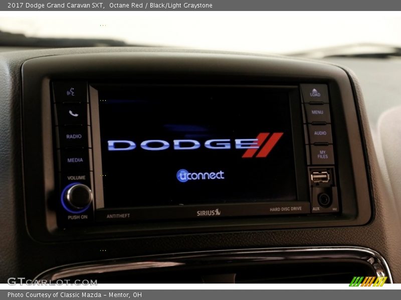 Octane Red / Black/Light Graystone 2017 Dodge Grand Caravan SXT