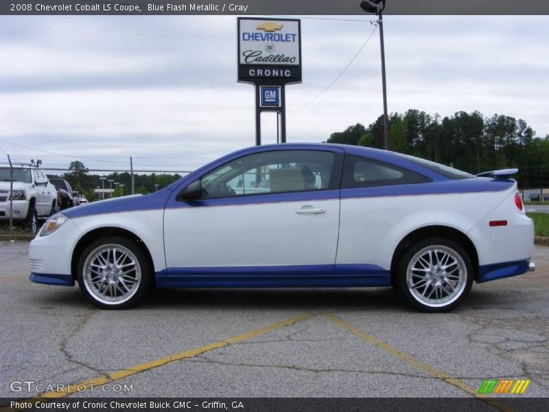 Blue Flash Metallic / Gray 2008 Chevrolet Cobalt LS Coupe