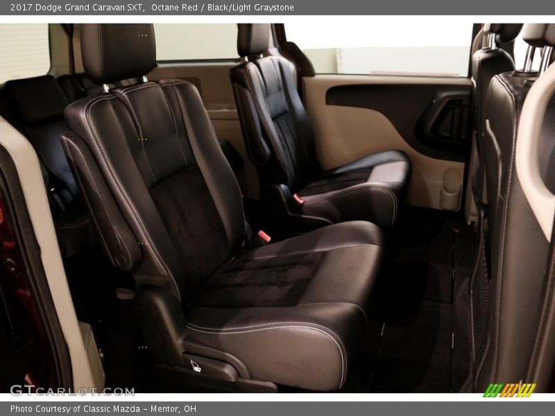 Octane Red / Black/Light Graystone 2017 Dodge Grand Caravan SXT