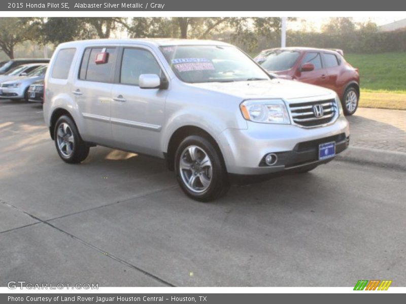 Alabaster Silver Metallic / Gray 2015 Honda Pilot SE