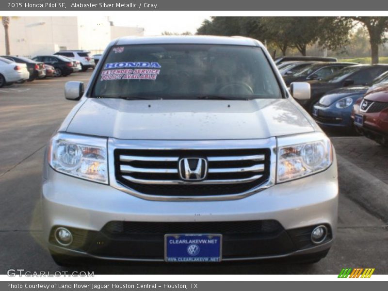 Alabaster Silver Metallic / Gray 2015 Honda Pilot SE