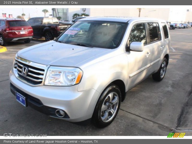 Alabaster Silver Metallic / Gray 2015 Honda Pilot SE