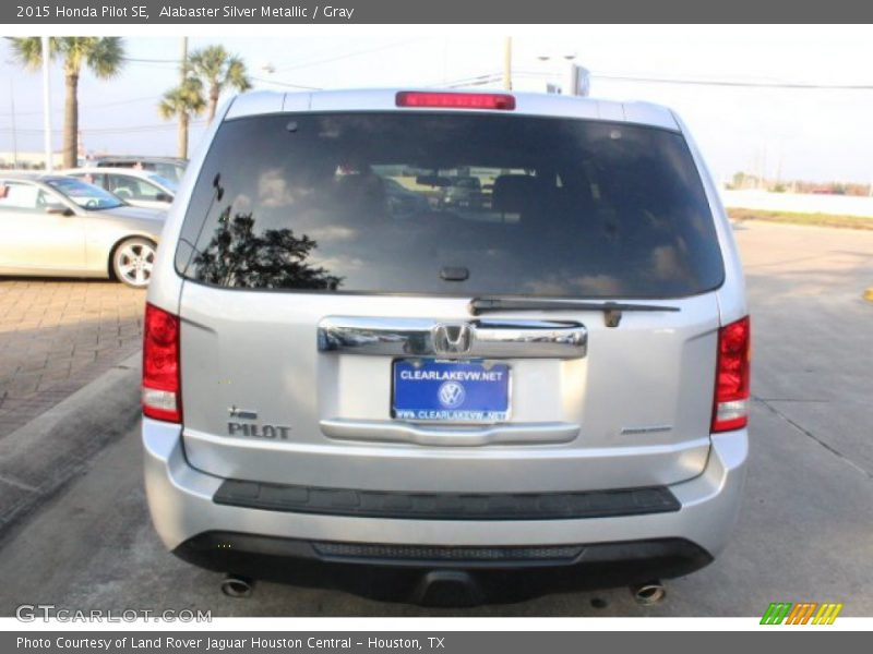 Alabaster Silver Metallic / Gray 2015 Honda Pilot SE