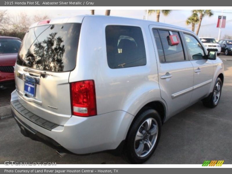 Alabaster Silver Metallic / Gray 2015 Honda Pilot SE