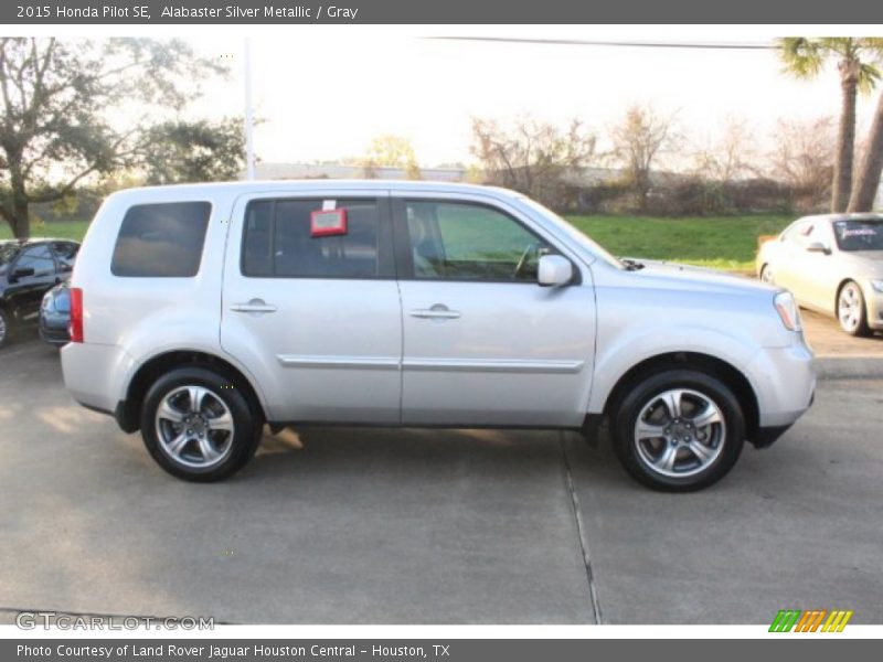 Alabaster Silver Metallic / Gray 2015 Honda Pilot SE