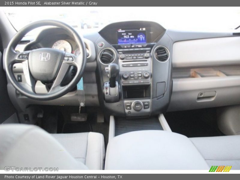 Alabaster Silver Metallic / Gray 2015 Honda Pilot SE