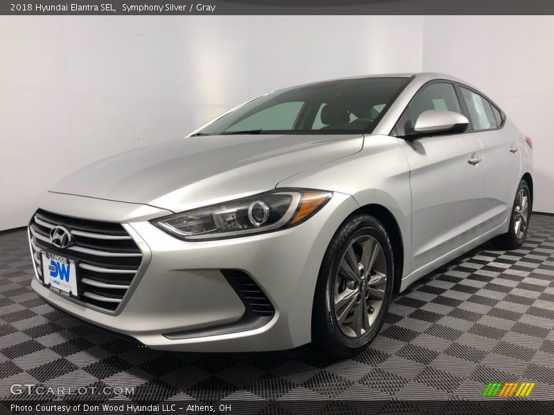 Symphony Silver / Gray 2018 Hyundai Elantra SEL