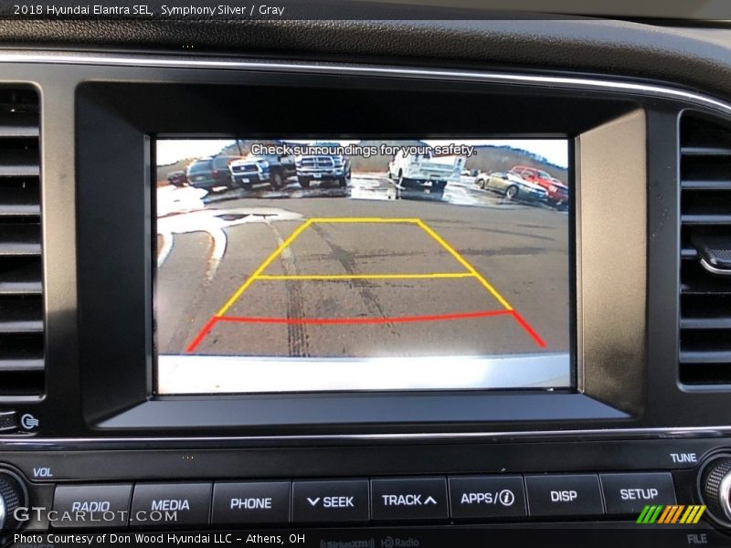 Symphony Silver / Gray 2018 Hyundai Elantra SEL