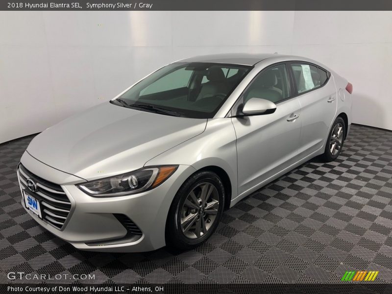 Symphony Silver / Gray 2018 Hyundai Elantra SEL