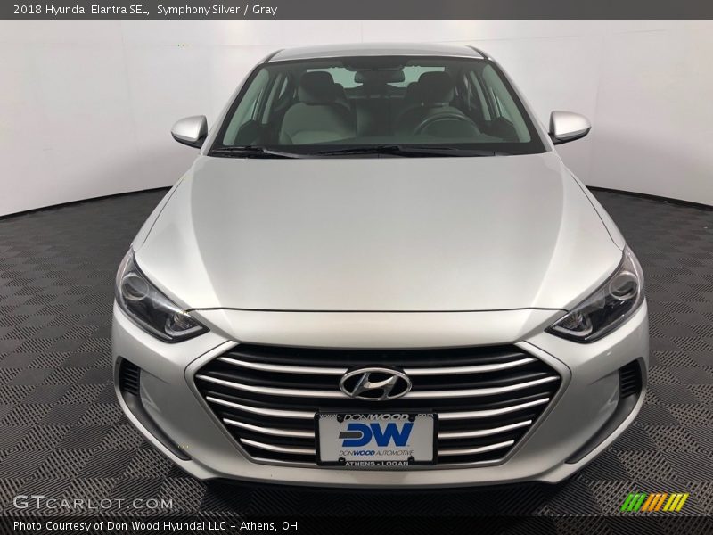 Symphony Silver / Gray 2018 Hyundai Elantra SEL