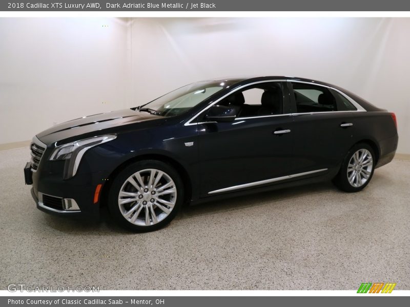 Dark Adriatic Blue Metallic / Jet Black 2018 Cadillac XTS Luxury AWD