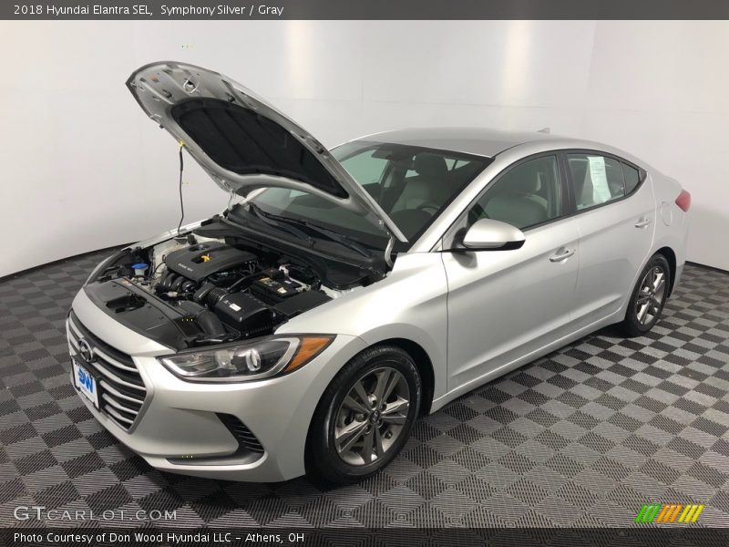 Symphony Silver / Gray 2018 Hyundai Elantra SEL