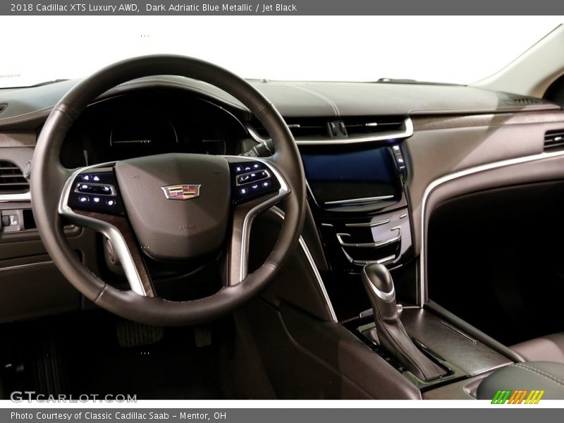 Dark Adriatic Blue Metallic / Jet Black 2018 Cadillac XTS Luxury AWD
